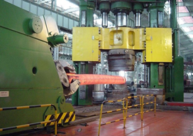 High speed hydraulic forging machine